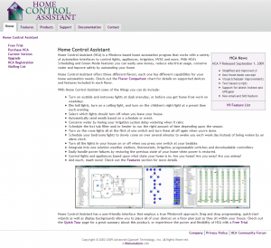 Home Control Assistant (Sept 2009) Home Control Assistant (Sept 2009)