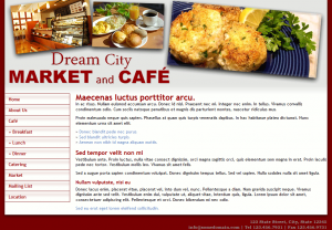 Market and Café Template Market and Café Template